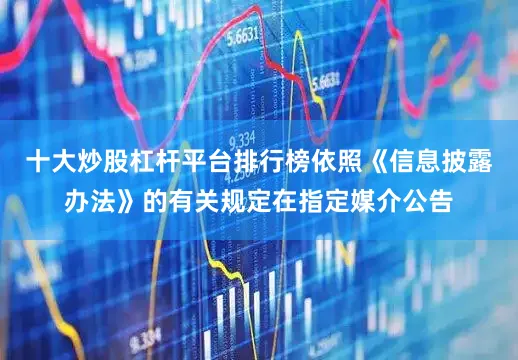 十大炒股杠杆平台排行榜依照《信息披露办法》的有关规定在指定媒介公告