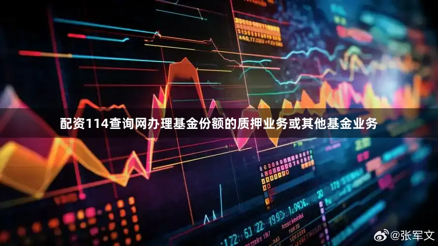配资114查询网办理基金份额的质押业务或其他基金业务